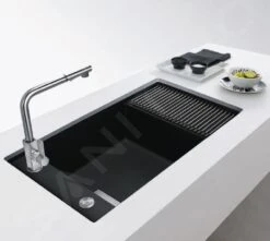 Franke Fresno - Évier En Fragranit FSG 211, 860x458 Mm, Onyx 135.0539.538 -Kitchen Soldes d885c0bc4274a1241f78ff16