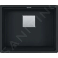 Franke Kubus 2 - Évier En Fragranit KNG 110-52, 560x460 Mm, Noir Mat 125.0670.898
