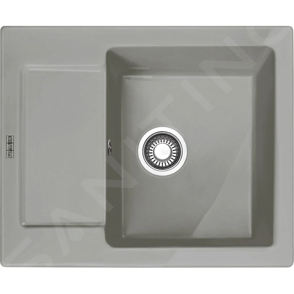 Franke Maris - Évier En Céramique MRK 611-62, 620x510 Mm, Perlgrau Matt 124.0380.344 1 Franke Maris - Évier En Céramique MRK 611-62, 620x510 Mm, Perlgrau Matt 124.0380.344