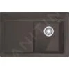 Franke Mythos - Évier En Céramique MTK 611-78/7, 780x510 Mm, Graphit 124.0433.434