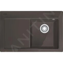 Franke Mythos - Évier En Céramique MTK 611-78/7, 780x510 Mm, Graphit 124.0433.434