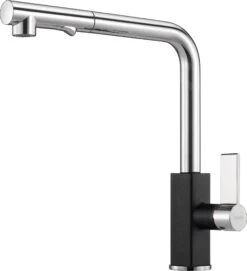 Franke Robinetterie - Mitigeur D'évier FG 0392.071, Chrome/onyx 115.0392.382