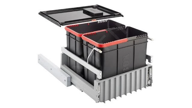 Franke Poubelle Tri Sélectif - Poubelle Encastrée 300-45 Duo 121.0150.144 1 Franke Poubelle Tri Sélectif - Poubelle Encastrée 300-45 Duo 121.0150.144