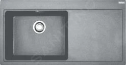 Franke Mythos - Évier En Granite MTG 611/2, 1000x515 Mm, Pierre Grise 114.0150.007