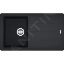 Franke Basis - Évier En Fragranit BFG 611-86, 860x500 Mm, Onyx 114.0494.913