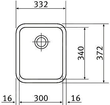 Franke Galassia - Évier En Inox GAX 110-30, 332x372 Mm 122.0021.439 2 Franke Galassia - Évier En Inox GAX 110-30, 332x372 Mm 122.0021.439 – Image 2