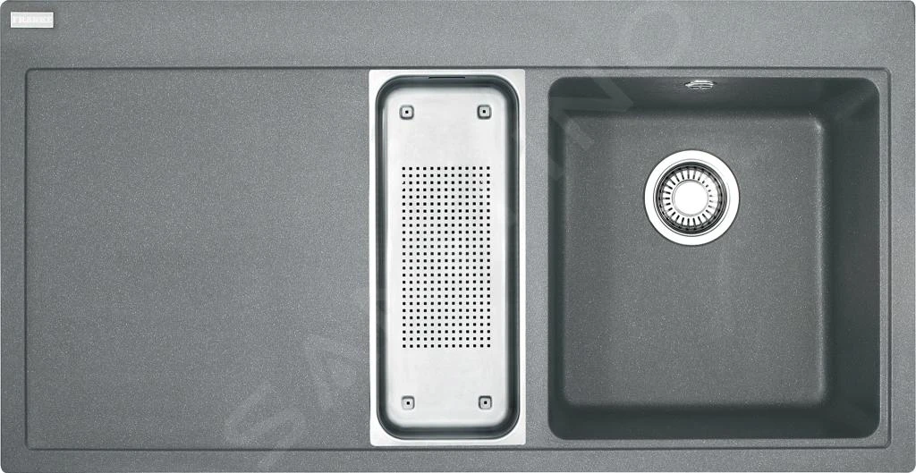 Franke Mythos - Évier En Fragranit MTG 651-100/7, 1000x515 Mm, Pierre Gris 114.0150.029 1 Franke Mythos - Évier En Fragranit MTG 651-100/7, 1000x515 Mm, Pierre Gris 114.0150.029