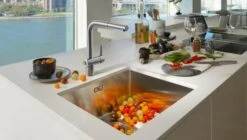 Franke Atlas Neo - Mitigeur D&apos;évier électronique FC 5523.501 Avec Douchette Extractible, Inox 115.0625.523 -Kitchen Soldes fc9e76c44a352f41c2aa4f69