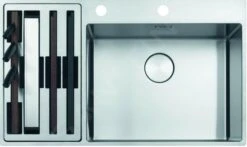 Franke Box Center - Évier BWX 220/620-54-27/2, 860x510 Mm, Inox 127.0538.260 -Kitchen Soldes fe8cf7e15b646774e1015fec